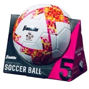 🆕 - Franklin Sports Competition Girls' Size 5 Soccer Ball. New in box.